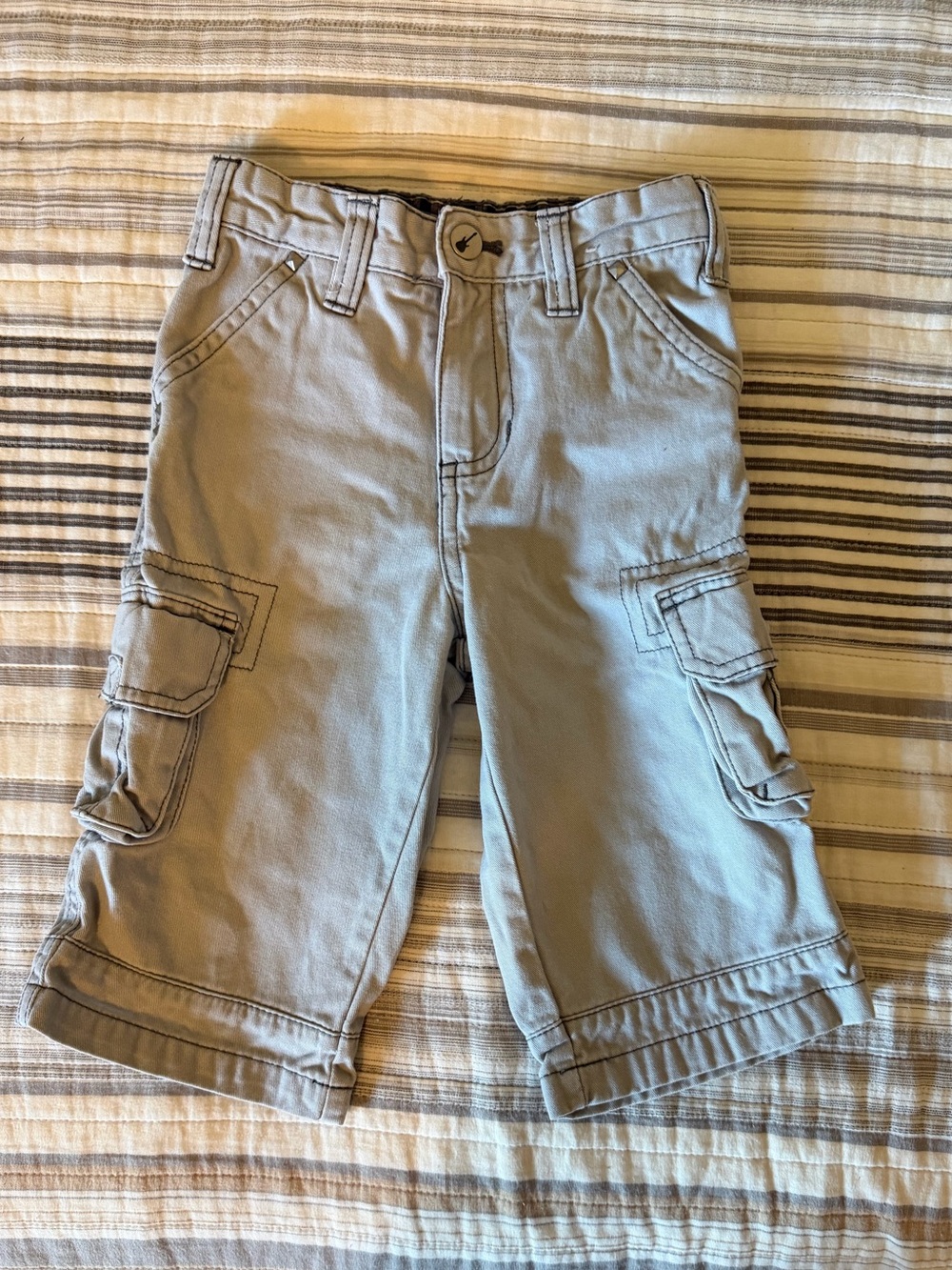 Wonderkids Light Gray Cargo Pants